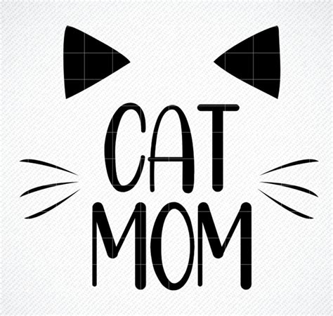 Cat Mom Svg Cat Mama Svg Cat Svg Fur Mom Pet Mom Cat Mom Etsy