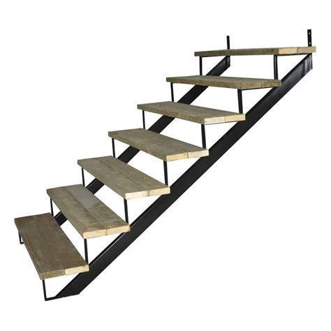 Steel Stair Riser 7 Steps Black Produits Pylex
