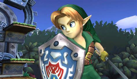 Ocarina Of Time Young Link Super Smash Bros Brawl Skin