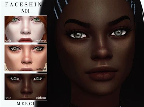 The Sims Resource Face Shine N01 By Merci Sims 4 Downloads