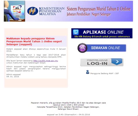 Permohonan tahun satu bagi ambilan 2018 dan 2019 akan dibuka pada 1 mac 2017 sehingga 30 april 2017. Registration For Standard One For 2017 And 2018 Intake For ...