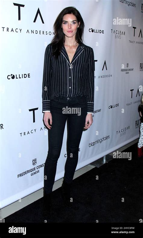 Hilary Rhoda Attending The Tracy Anderson Flagship Studio Opening In