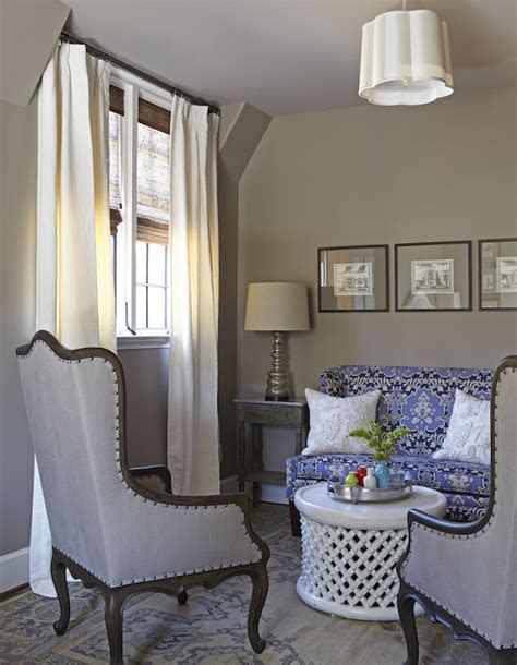 Taupe Paint Transitional Bedroom Benjamin Moore Ashley Gray