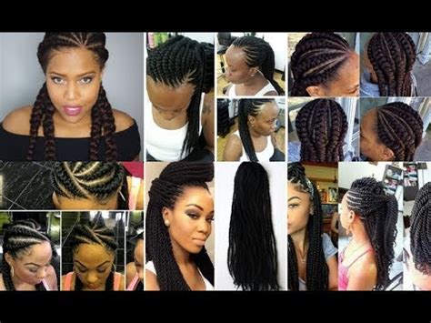 This hairstyle is gorgeous with straight, wavy or frizzy long hair. Straight Up Braids 2017: Trendy Hairstyles for Queens - YouTube