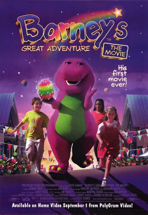Barneys Great Adventure 1998 11x17 Movie Poster