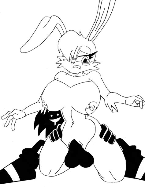 Rule 34 Anthro Bunnie Rabbot Female Front View Fur Furry Genocyber