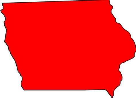 State Of Iowa Svg Clipart Full Size Clipart 5439976 Pinclipart