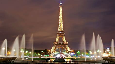 Eiffel Tower And Fountains Free Stock Photo Public Domain Pictures