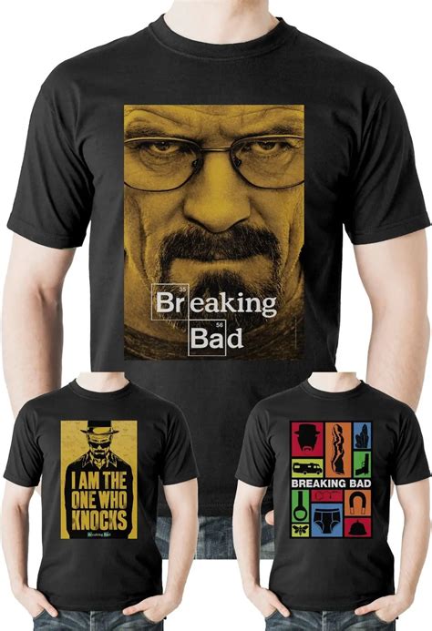 2019 New Mens Breaking Bad T Shirt Netflix Walter White Top Heisenberg