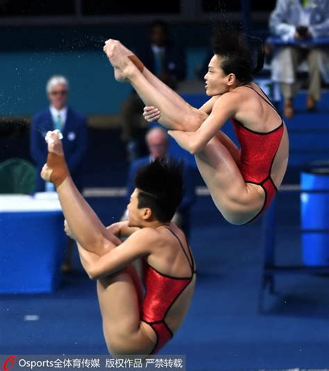 Born 31 august 1991) is a chinese diver representing chongqing diving team. 第二金!施廷懋/吴敏霞跳水女子双人三米板夺冠--体育--人民网