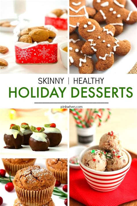 You might make the same family desserts every year—ree drummond loves to make her mom's sugar cookie recipe for christmas every year. 20 Skinny & Healthy Holiday Dessert Recipes - PinkWhen