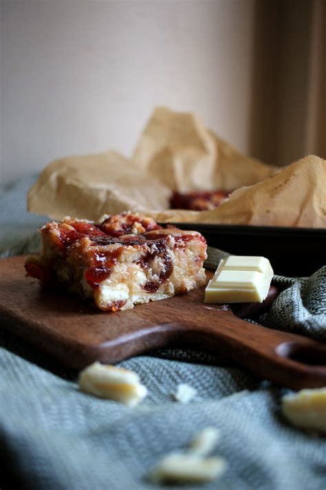 Cherry Bakewell Blondies The Lovecats Inc