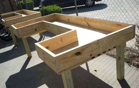 It is a box with no bottom or top—a frame, really—that is placed in a sunny spot and filled with why should i build a raised garden bed? Wheelchair accessible raised garden beds. How cool is that! >>> See it. Believe it. Do it. Watch ...
