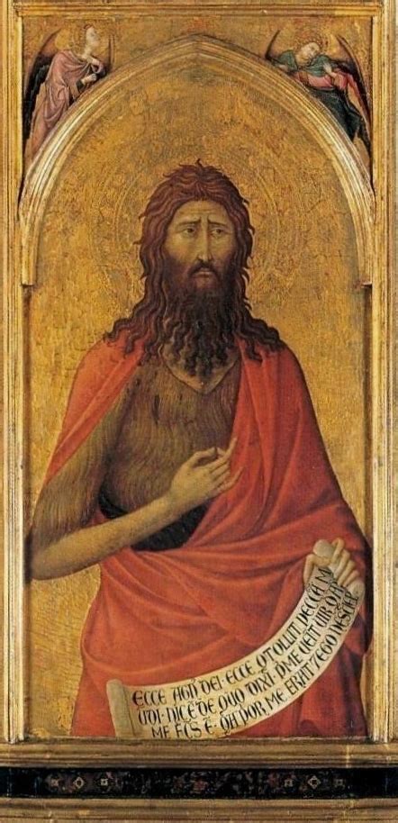 Saint John The Baptist Ugolino Di Nerio Artwork On Useum