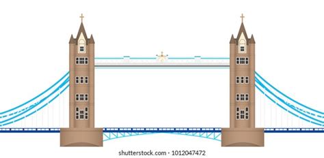 Tower Bridge London Vector Stock Vector Royalty Free 129362297