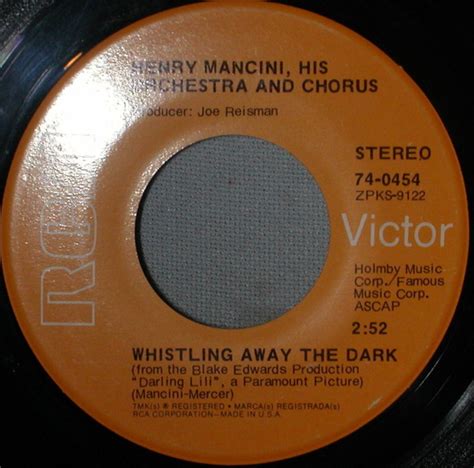 Henry Mancini, His Orchestra And Chorus – Whistling Away In The Dark