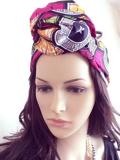 Ankara Fabric Head Wrap Turban Self Tie Head Wrap Bandana Etsy Uk Head Wraps Head Ties