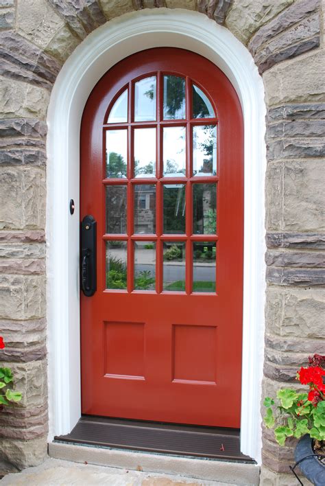 This Amberwood Beauty Is A Custom Solid Mahogany Round Top Door It Is
