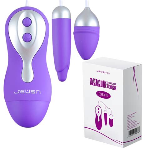 Jeusn® Dual Bullets Vibrator Remote Control 10 Speed Vibration Clit