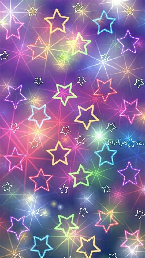 Star Wallpaper Cute Doodle Cute Star Seamless Pattern Starry Sky