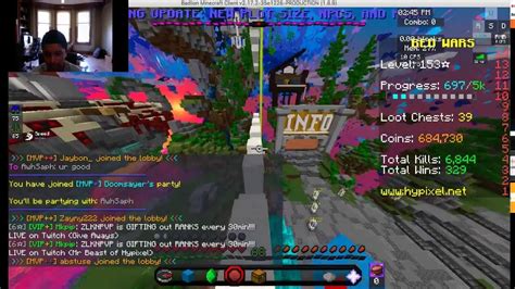 Hypixel With Doomsayer Ft Bedless Client Youtube