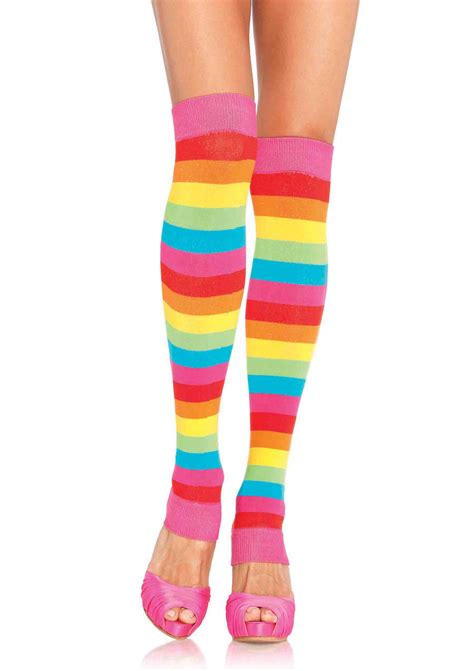 Rainbow Leg Warmers Envy Body Shop
