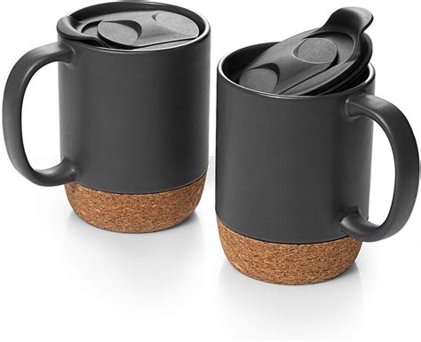 Dowan Coffee Mugs 15 Oz Mug Set Of 2 Large Ceramic Coffee
