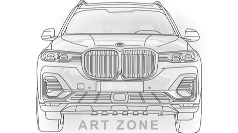 Bmw X7 Coloring Pages  Richard McNary's Coloring Pages