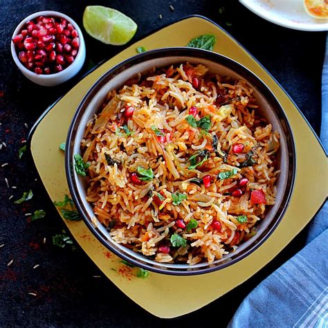 Instant Pot Plain Biryani Kuska Rice Madhus Everyday Indian