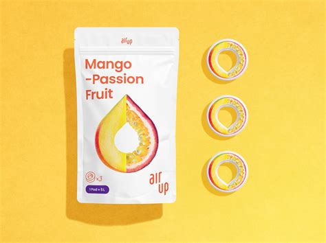 Air Up® Poddar Med Smak Av Mango Passion 3 Pack Två För Att Dansa Mango