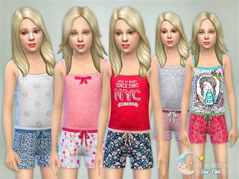 The Sims Resource Sleepwear Collection Set G02