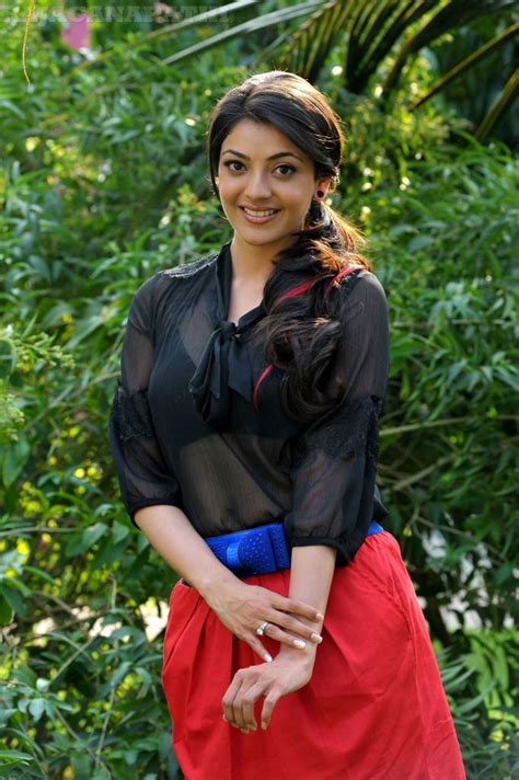 South Actress Hot Pics Actress Kajal Agarwal In Black