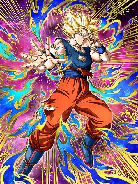 Dragon ball z dokkan battle has a lot of characters and they are sorted into different rarities. Strike of Gratitude and Respect Super Saiyan Goku | Dragon ...