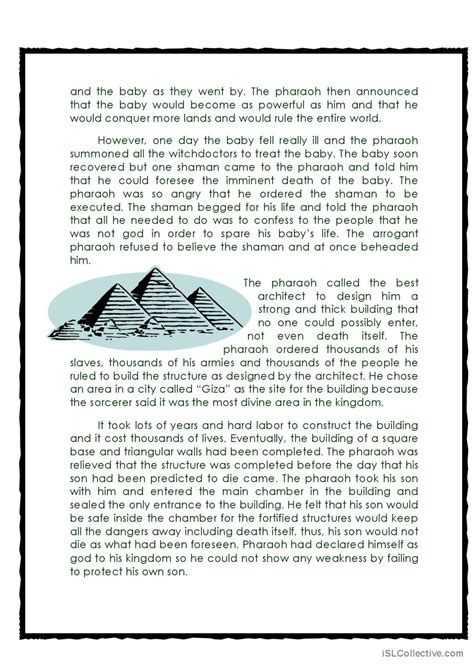 Famous Landmark Great Pyramid O English Esl Worksheets Pdf And Doc
