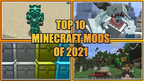 Top 10 Best Minecraft Mods Of 2021 1165 Minecraft Summary マイクラ動画