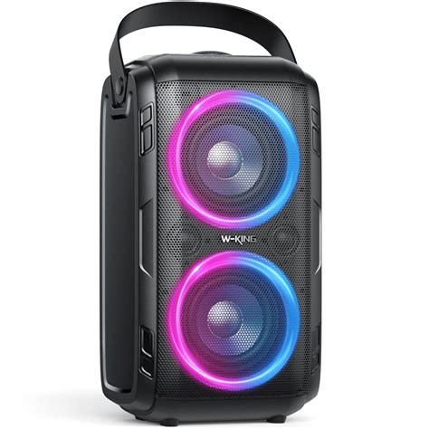 Bluetooth Speaker W King 80w Party Speaker Loud With Multi Colors