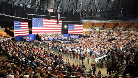Trump Places Nashville Rally Crowd Size Above Arena Capacity Disputes Reports