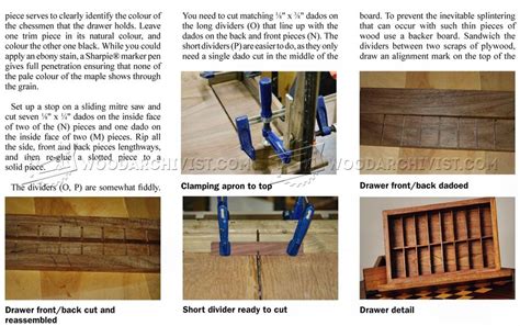 Woodworker's journal 25 jigs and fixtures, cd. Chess Table Plans • WoodArchivist