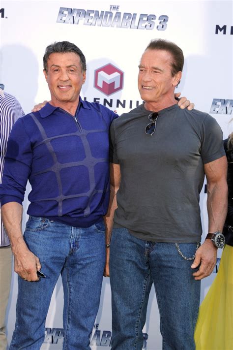 Stallone Schwarzenegger Take Cannes Back To Action Hero Glory Days