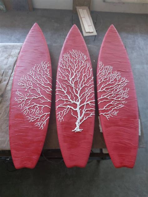 3 Surfboards Wall Art Surfers T Tropical Сoralbar Etsy