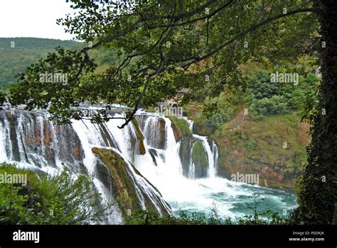 Waterfalls In The Una National Park Bosnia Herzegovina Stock Photo Alamy
