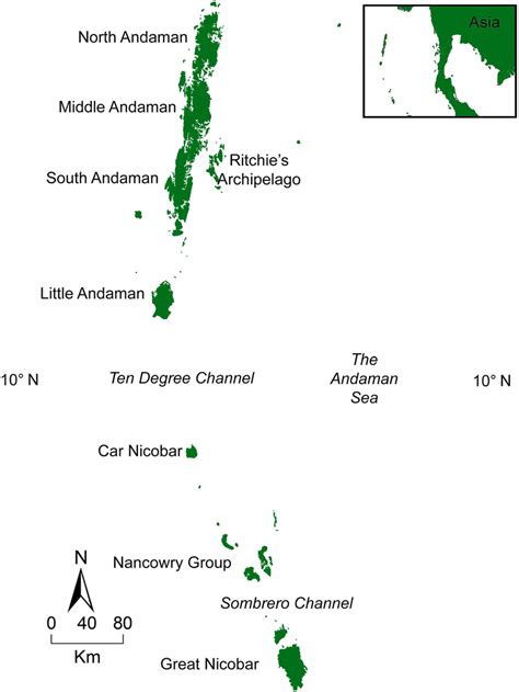 The Andaman And Nicobar Islands Ani The Andaman Islands And Are To