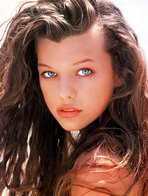 Young Celebrity Photo Gallery Young Milla Jovovich Photos