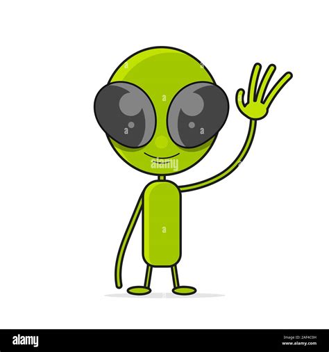 Alien Vector Alien Cartoon Character Illustrations Suitable For