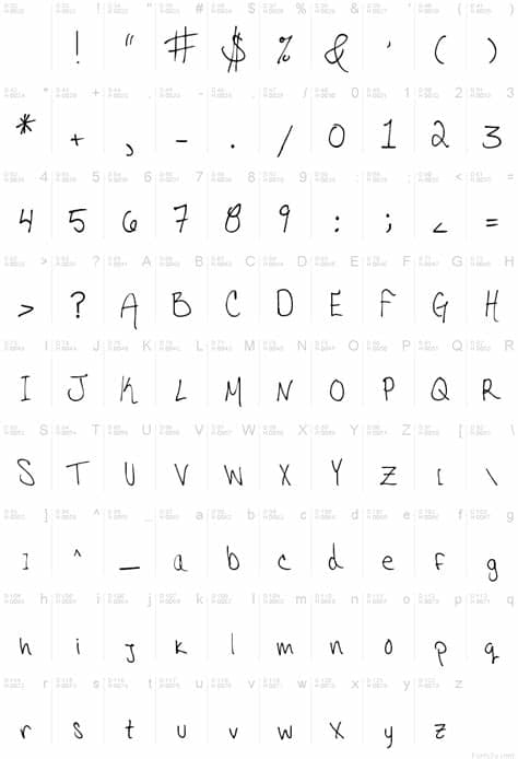 Browse a unique collection of the best handwritten fonts and thousands of free typefaces to download. Hannahs Messy Handwriting font