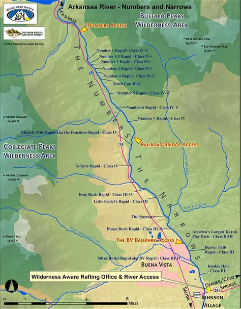 Arkansas River Map Colorado