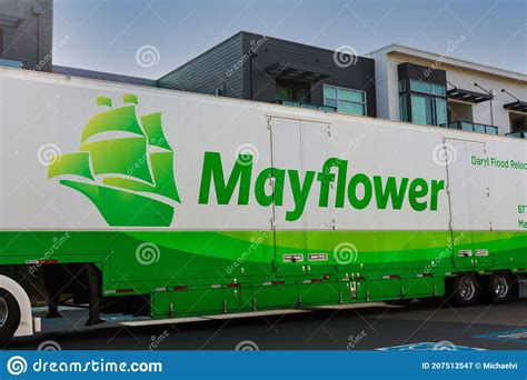 Mayflower Sign On Mayflower Transit Moving Company Editorial