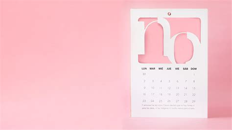 Typography Calendar On Behance