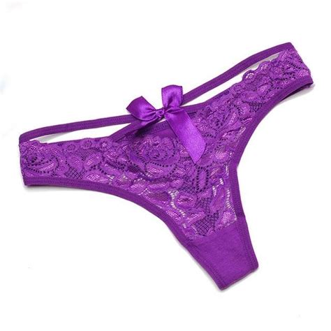 Fashion Women Lingerie Thong Panties Sexy Lace Floral G String Briefs