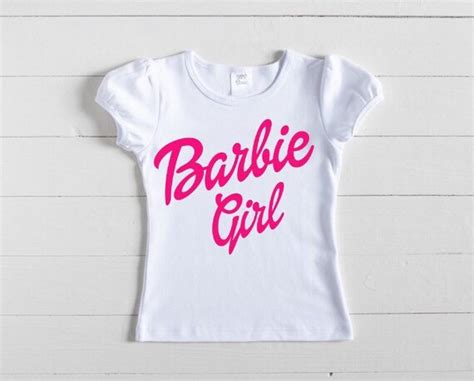 Barbie Girl T Shirt Barbie Shirt Barbie Birthday Shirt Etsy